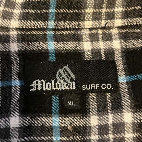 Molokai Surf Co flannel shirt - Picture 3 of 6